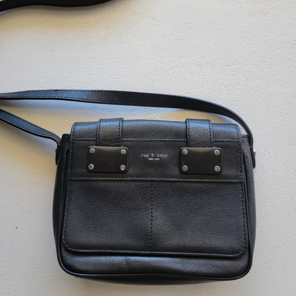 Rag & Bone Mini Pilot Crossbody Bag Black